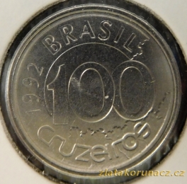 Brazilie - 100 Cruzeiros 1992
