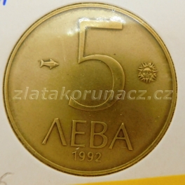 Bulharsko - 5 leva 1992