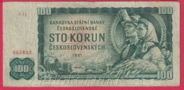 Československo - 100 Korun 1961 Z 14