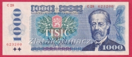 Československo - 1000 korun 1985 C 28