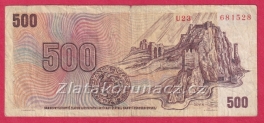 Československo - 500 korun 1973 U 23