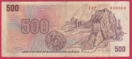 Československo - 500 korun 1973 Z 37