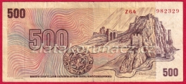 Československo - 500 korun 1973 Z 64