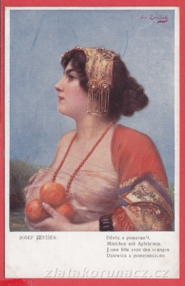 Děvče s pomeranči (Josef Ženíšek)