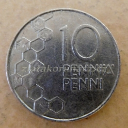 Finsko - 10 penniä 1991 M