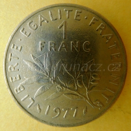 Francie - 1 franc 1977