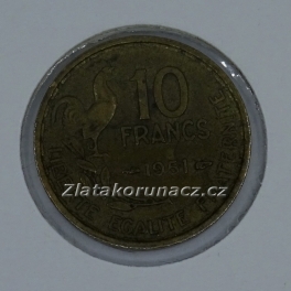 Francie - 10 francs 1951