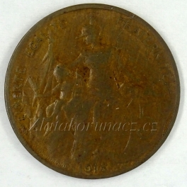 Francie - 5 centimes 1915