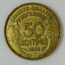 Francie - 50 centimes 1932