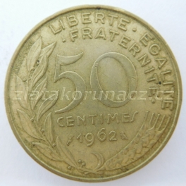 Francie - 50 centimes 1962