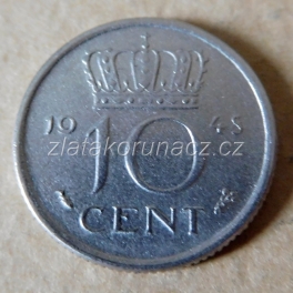 Holandsko - 10 cent 1948