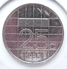 Holandsko - 25 cent 1985