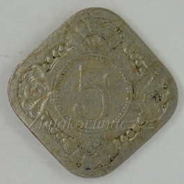 Holandsko - 5 cents 1914