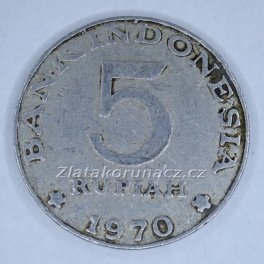 Indonesie - 5 rupiah 1970