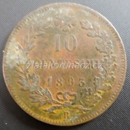 Itálie - 10 centesimi 1893 R