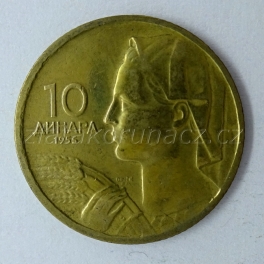 Jugoslávie - 10 dinar 1955