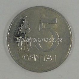 Litva - 5 centai 1991