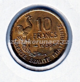 Francie - 10 francs 1953