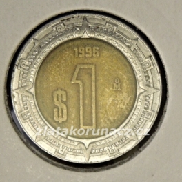Mexiko- 1 peso 1996