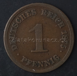 Německo - 1  Reich Pfennig 1875 E
