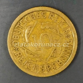 Německo - 10 Reichspfennig 1929 F