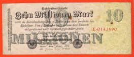 Německo - 10.000.000 mark 25.7.1923 - série E