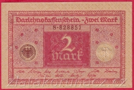 Německo - 2 mark 1.3.1920 - série  8 hnědá