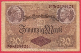 Německo - 20 mark 5.8.1914 - série P