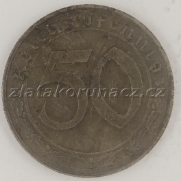 Německo - 50 Reichspfennig 1939 A Svastika