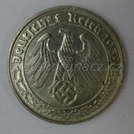 Německo - 50 Reichspfennig 1939 B Nikl