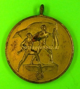 Pam. medaile na 1.říjen  Sudety 1938  - bronz