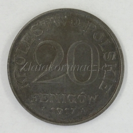 Polsko - 20 fenig 1917 FF