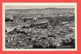 Praha - Celkový pohled na Hrad a Malou Stranu