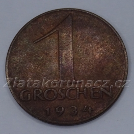 Rakousko - 1 groschen 1934