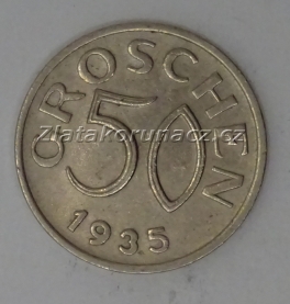 Rakousko - 50 groschen 1935