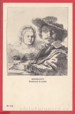 Rembrandt a Saskia