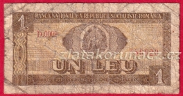 Rumunsko - 1 Leu 1966