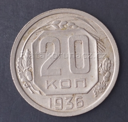 Rusko - 20 kopějek 1936