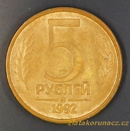 Rusko - 5 rubl 1992 