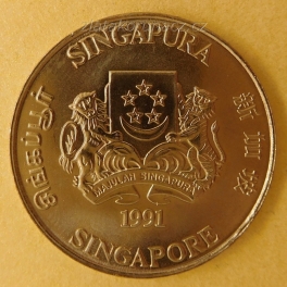Singapur - 20 cents 1991