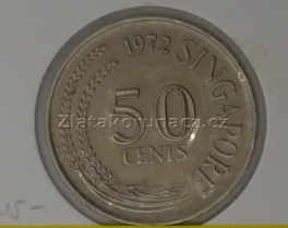 Singapur - 50 cents 1972