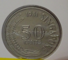Singapur - 50 cents1981
