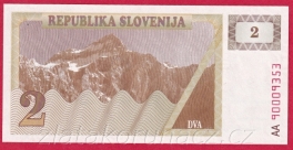 Slovinsko - 2 Tolarjev 1990