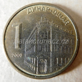 Srbsko - 1 dinar 2009