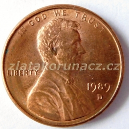 USA - 1 cent 1989 D
