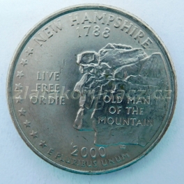 USA-New Hampshire - 1/4 dollar 2000 P