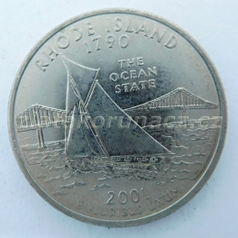 USA - Rhode Island  - 1/4 dollar 2001 D