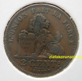 Belgie - 2 centimes 1912 Belges