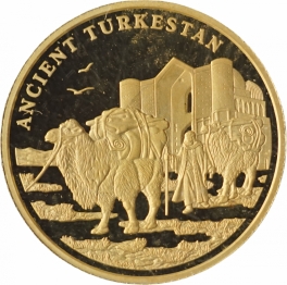 Zlatá mince Kazachstan - 100 tenge 2004