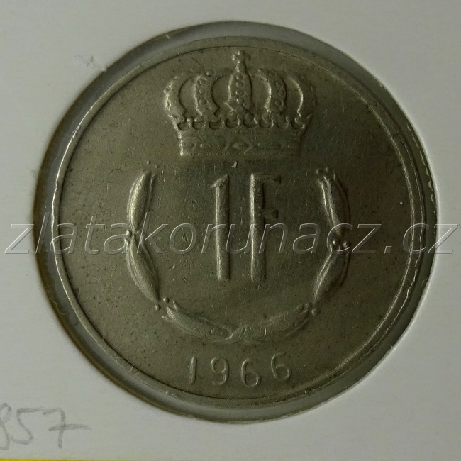 1 luxemburský frank